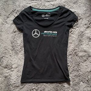 Mercedes AMG Petronas Scoop Neck Emblem T Shirt